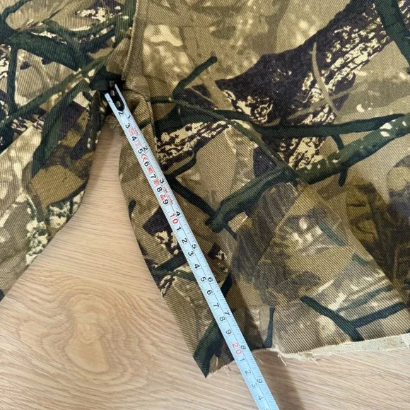 NWT PrettyLittleThing Camo Print Denim Cargo Shorts 16 Jorts Baggy Y2K Plus Size - Picture 10 of 12